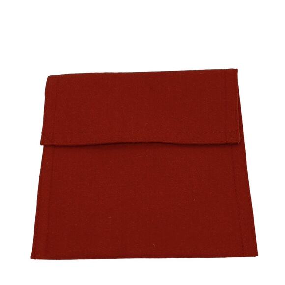 Unbranded Jewelry - New Red Velvet Snap Button Gift Bag Jewelry Bag Packaging Bag Storage Pouch